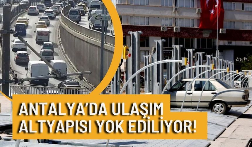 Antalya’da ulaşım altyapısı yok ediliyor! Şehir Plancıları Odası’nda çağrı