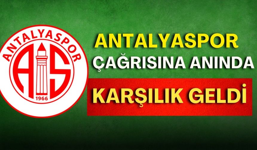 Antalyaspor çağrısına anında karşılık geldi: İki iş insanından 5 milyon TL!