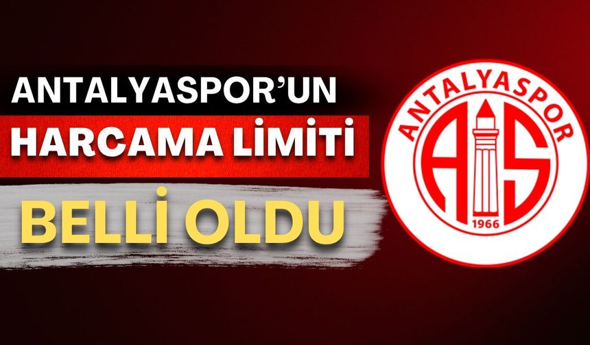 Antalyaspor’un bütçesinde daralma: Harcama limiti yüzde 74,2 azaldı