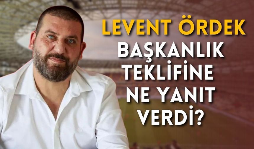 Antalyaspor’da Levent Ördek sesleri: Başkanlık teklifine ne yanıt verdi?