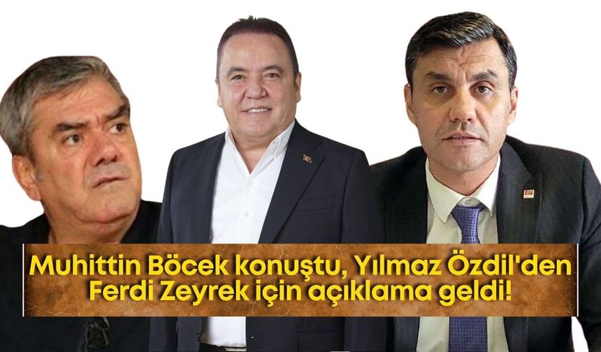Muhittin Böcek konuştu, Yılmaz Özdil'den Ferdi Zeyrek için açıklama geldi!