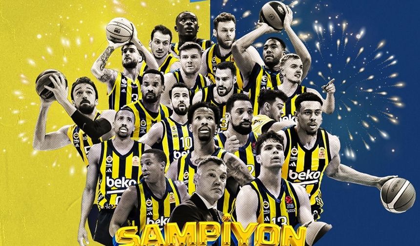 Fenerbahçe Beko, Basketbol Süper Ligi'nde şampiyon oldu!