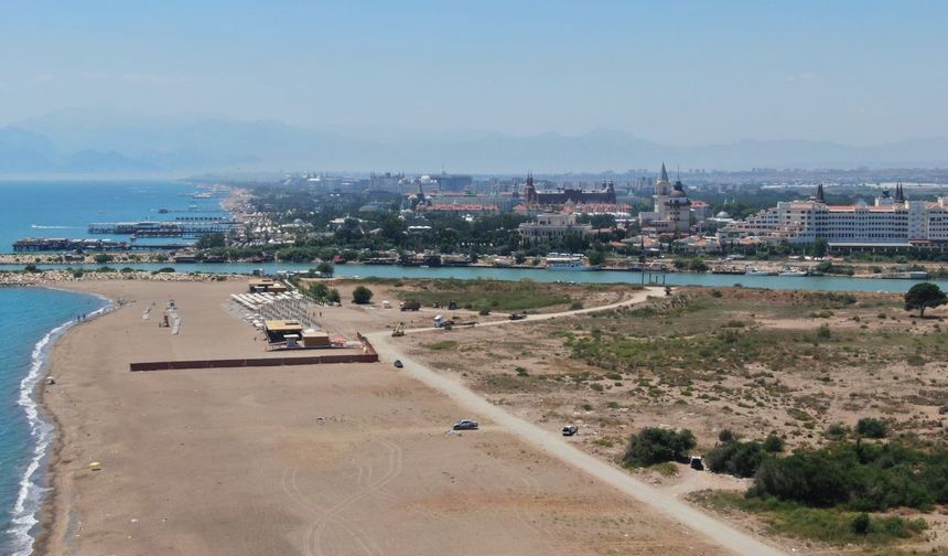 Aksu'da Kumköy Halk Plajı için geri sayım başladı