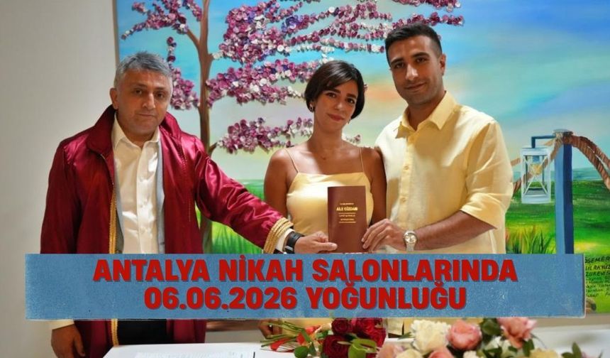 Antalya'da özel tarih yoğunluğu yaşandı