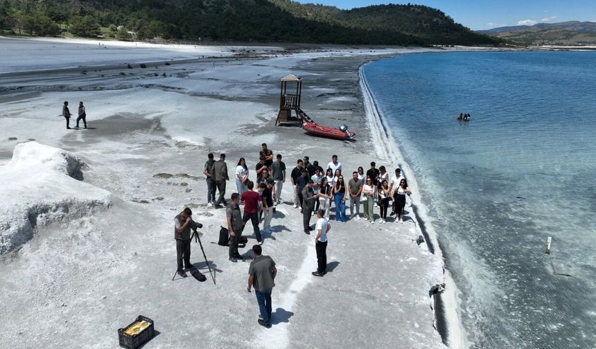 Salda Gölü, geleceğin ormancılarına laboratuvar oldu!