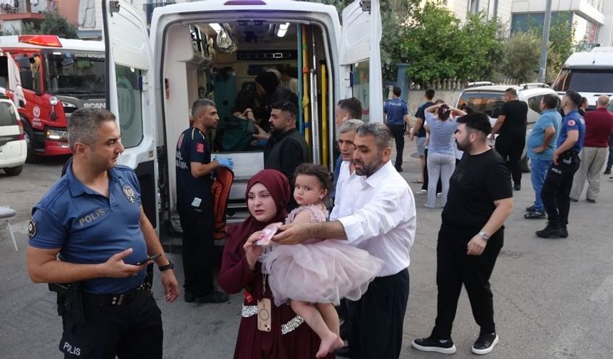 Antalya’da düğün öncesi korku dolu anlar!