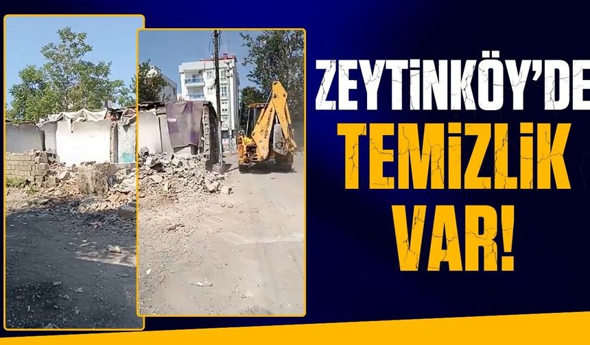 Antalya Zeytinköy’de büyük yıkım!