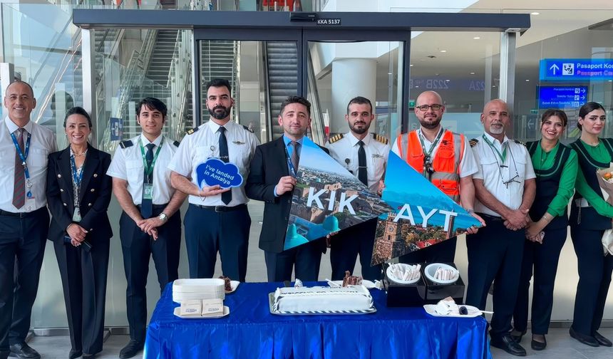 Antalya Havalimanı'nda yeni rota