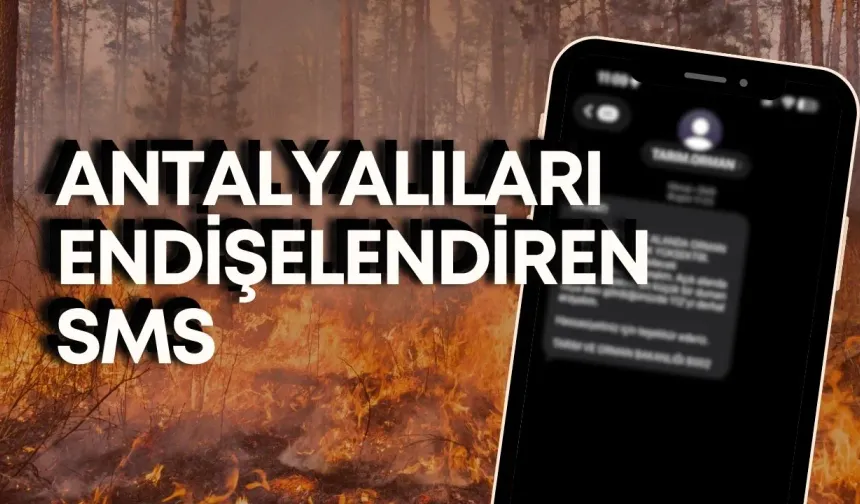 Antalyalıları endişelendiren SMS: Mesajı alan bir daha okudu