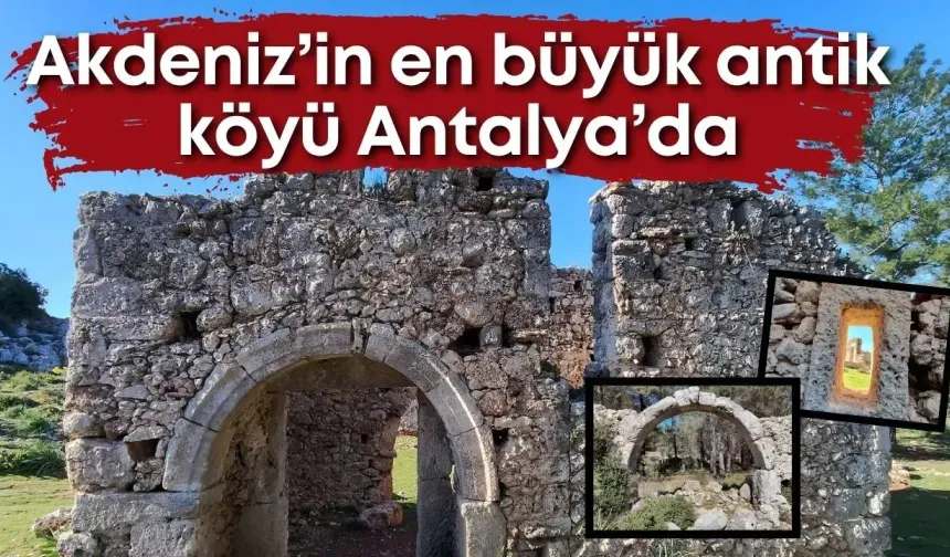 Lyrboton Kome: Akdeniz’in en büyük antik köyü Antalya’da