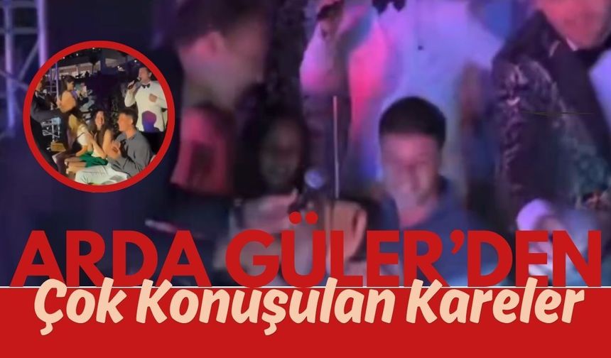 Arda Güler Antalya'da coştu! Mustafa Sandal'la 'Aya Benzer'i söyledi