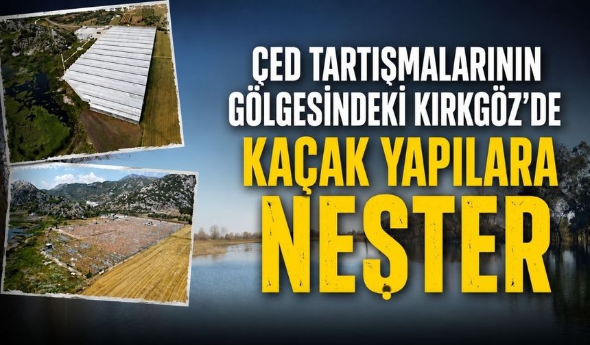 ÇED tartışmalarının gölgesindeki Kırkgöz'de kaçak yapılar kaldırıldı