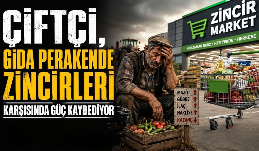 Çiftçi, gıda perakende zincirleri karşısında güç kaybediyor