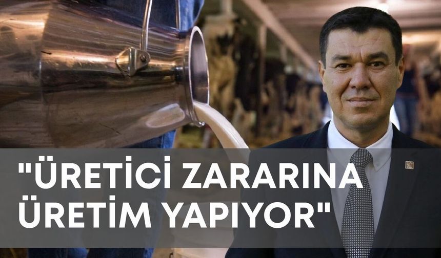 Hasan Şahin'den çiğ süt tepkisi: "Üretici zararına üretim yapıyor"