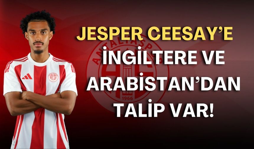 Antalyasporlu Jesper Ceesay’e İngiltere ve Arabistan’dan talip var!