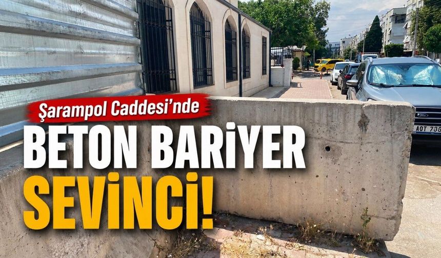 Şarampol Caddesi'nde beton bariyer sevinci!