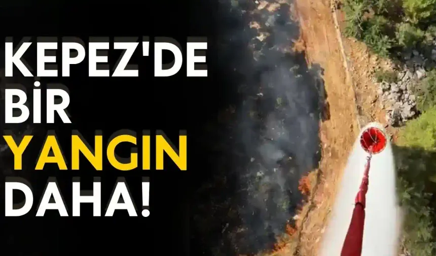 Kepez'de ikinci yangın! Kirişçiler Mahallesi alevlere teslim oldu
