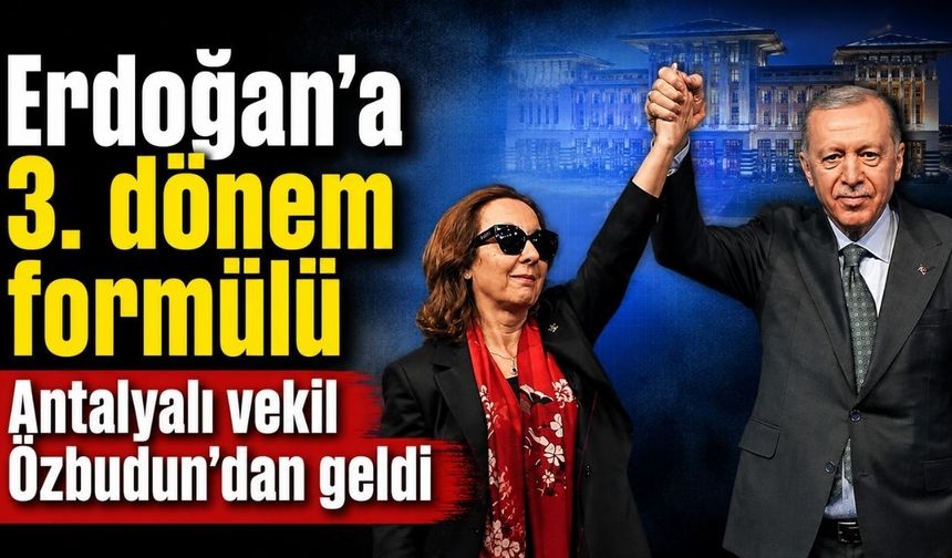 Erdoğan'a 3. dönem formülü! Antalyalı vekil Özbudun'dan dikkat çeken öneri