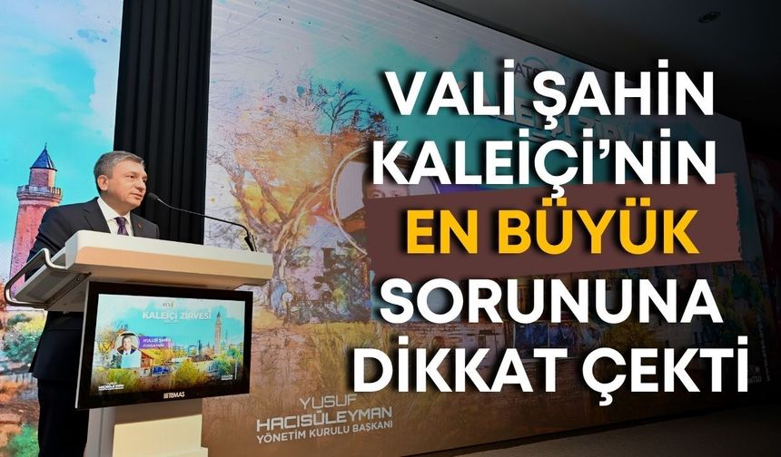 Vali Şahin Kaleiçi’nin en büyük sorununa dikkat çekti