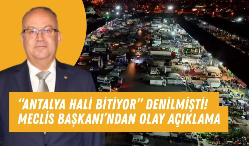 Antalya Hali bitiyor mu? Erdoğan Ekinci'den konkordato yorumu