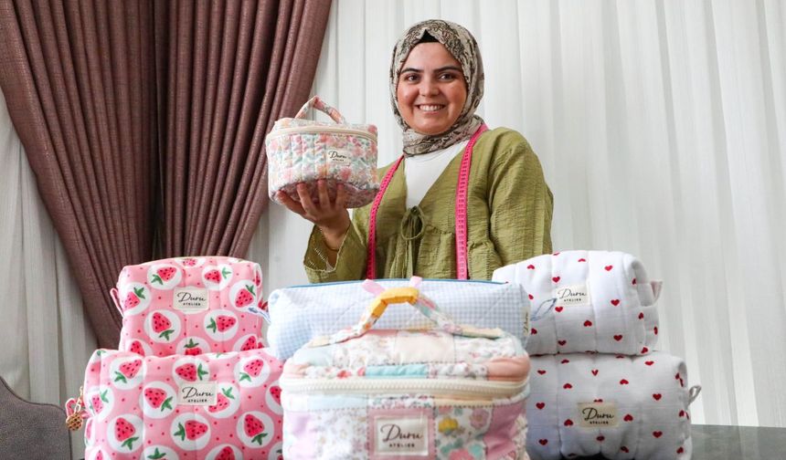Belediye kursunda dikiş öğrenip kendi markasını kurdu