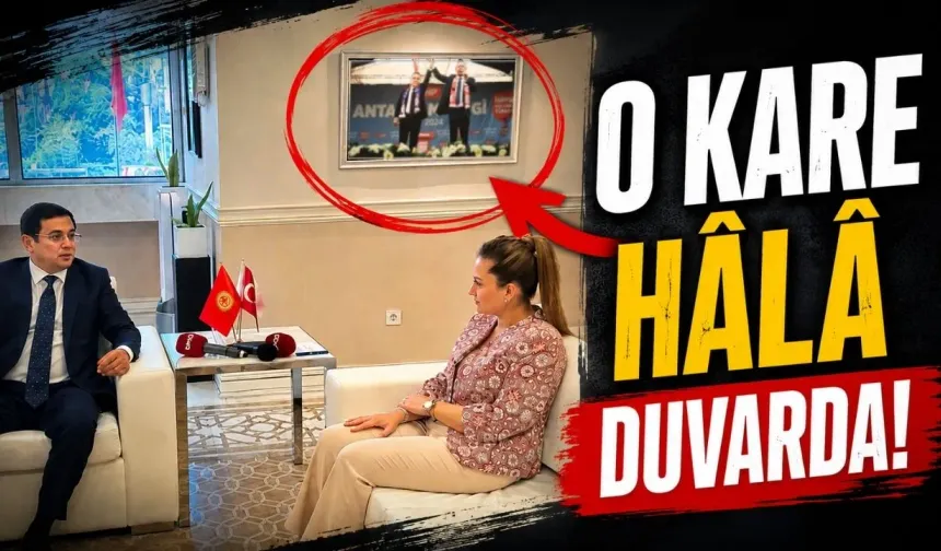 Büşra Özdemir’in makamındaki fotoğraf dikkat çekti: Özgür Özel ve Muhittin Böcek!