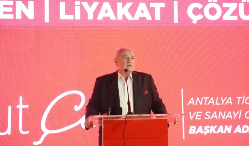 Davut Çetin’den ATSO çıkışı: “Mesele Antalya’nın geleceği”