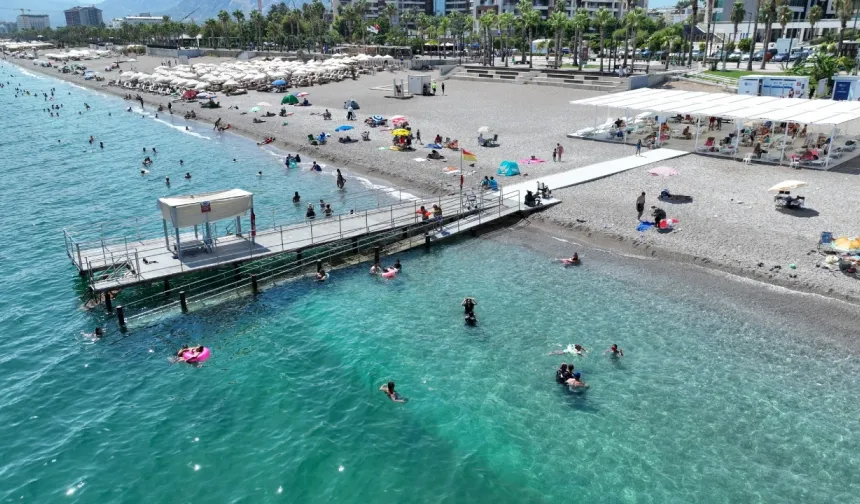 Antalya'da 45 bin engelli bu plajlardan yararlandı