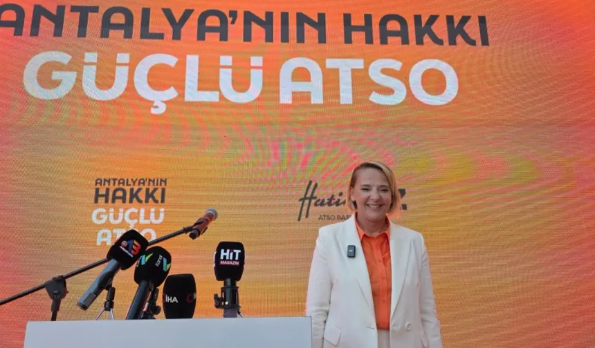 Hatice Öz seçim ofisini açtı: “Antalya’nın hakkı güçlü ATSO”