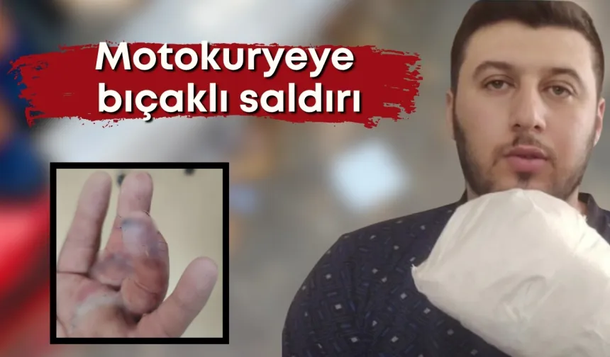 Kepez'de motokuryeye bıçaklı saldırı: İşletme sahibi gözaltında
