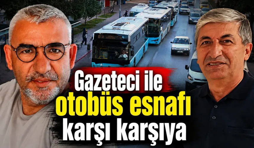Antalya’da ‘el kaldırma’ tartışması: Gazeteci ile otobüs esnafı karşı karşıya