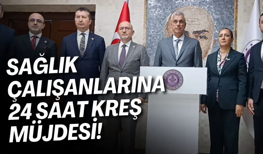 Sağlık çalışanlarına 24 saat kreş müjdesi! Bakan Memişoğlu tarih verdi