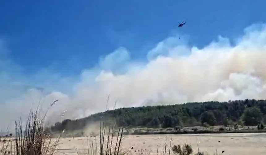 Seydikemer’deki yangın Kaş’a ilerliyor! Saklıkent Kanyonu kapatıldı