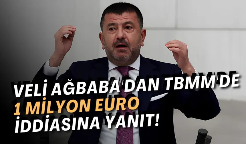 Veli Ağbaba'dan TBMM'de 1 milyon euro iddiasına yanıt!