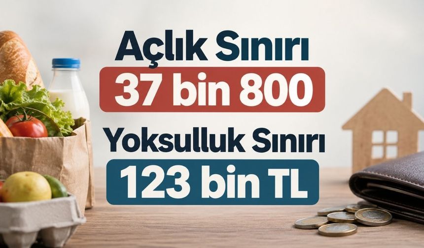 TÜRK-İŞ açıkladı: Açlık sınırı 37 bin 800, yoksulluk sınırı 123 bin TL
