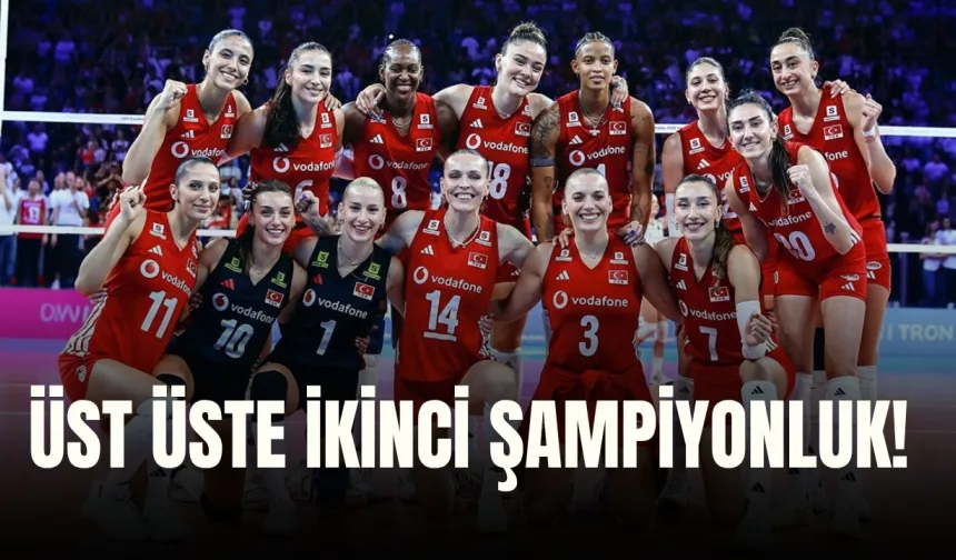 Üst üste ikinci şampiyonluk! Filenin Sultanları İtalya’yı 3-2 yendi