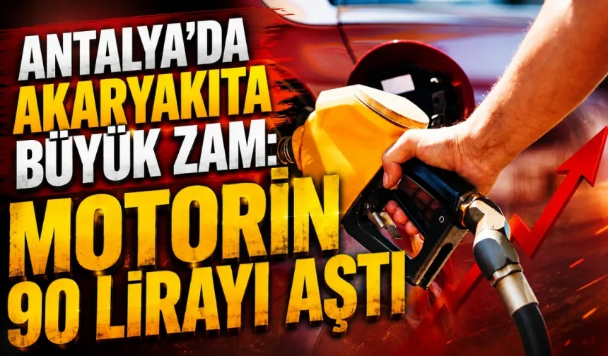 Antalya’da motorin 90 lirayı aştı! İyi Parti'den "Yuh be kardeşim" çıkışı