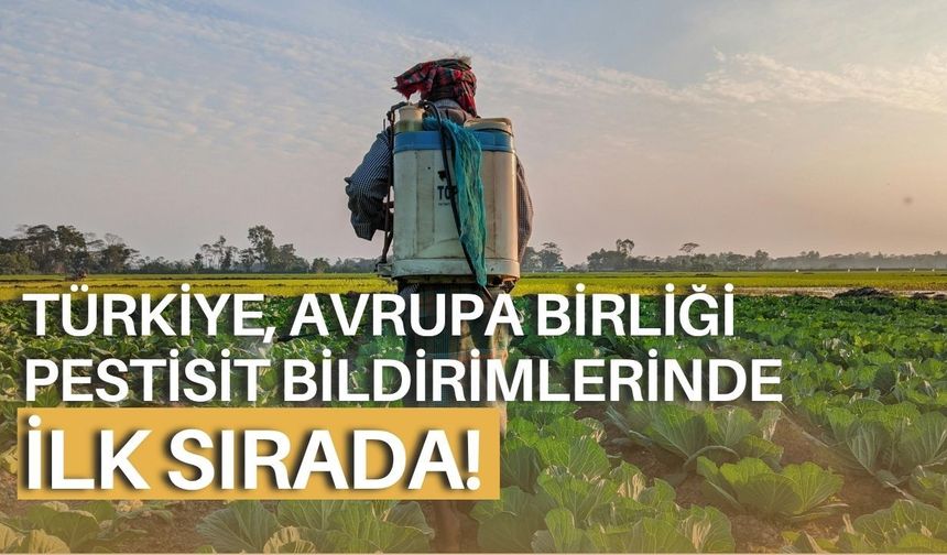 Türkiye, Avrupa Birliği pestisit bildirimlerinde ilk sırada!