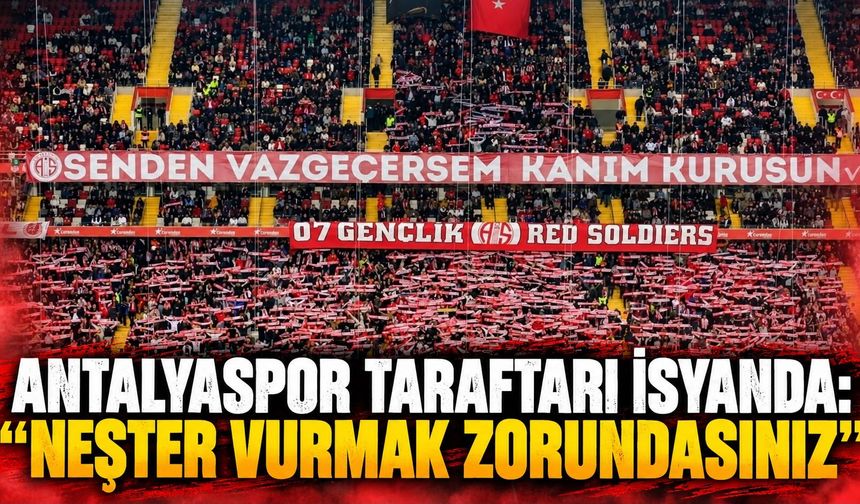 Antalyaspor taraftarı isyanda: “Neşter vurmak zorundasınız”