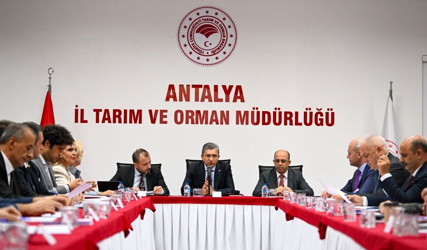 Antalya Havzası Su Kurulu toplandı: Su kaynakları ve kuraklık masaya yatırıldı