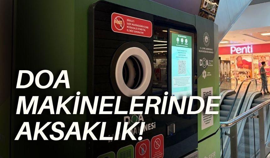 Antalya’da DOA makinelerinde aksaklık! Hazneler haftalardır dolu