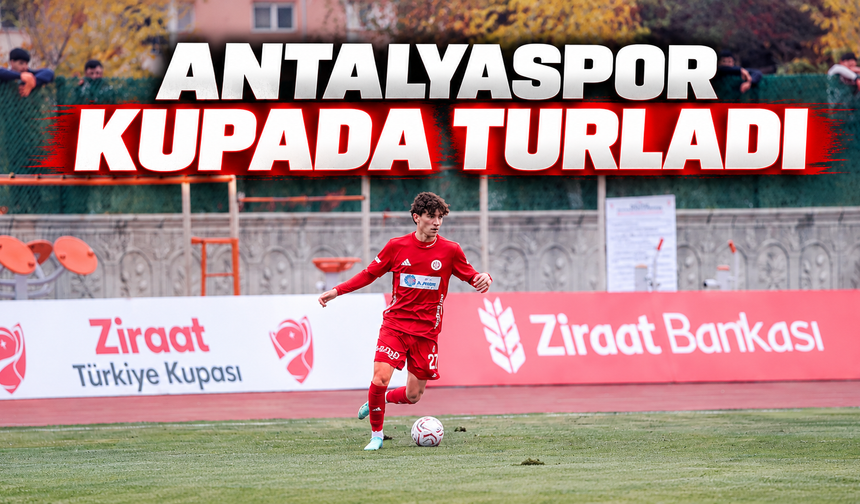 Antalyaspor kupada turladı: Kars 36 Spor’u 2-0 mağlup etti