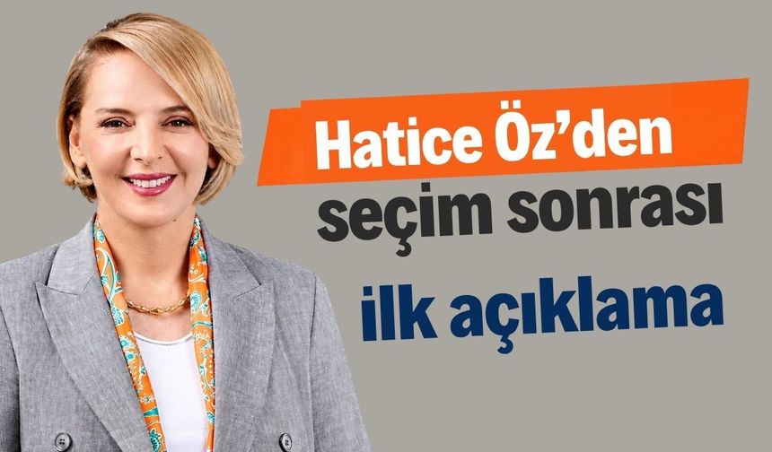 Hatice Öz’den ATSO seçimi sonrası ilk açıklama