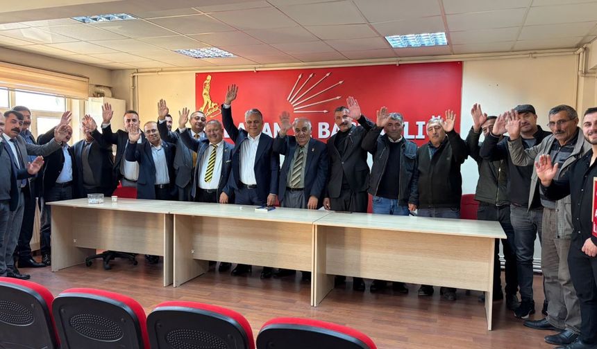 Ümit Uysal, Doğu Anadolu'da parti örgütleriyle bir araya geldi